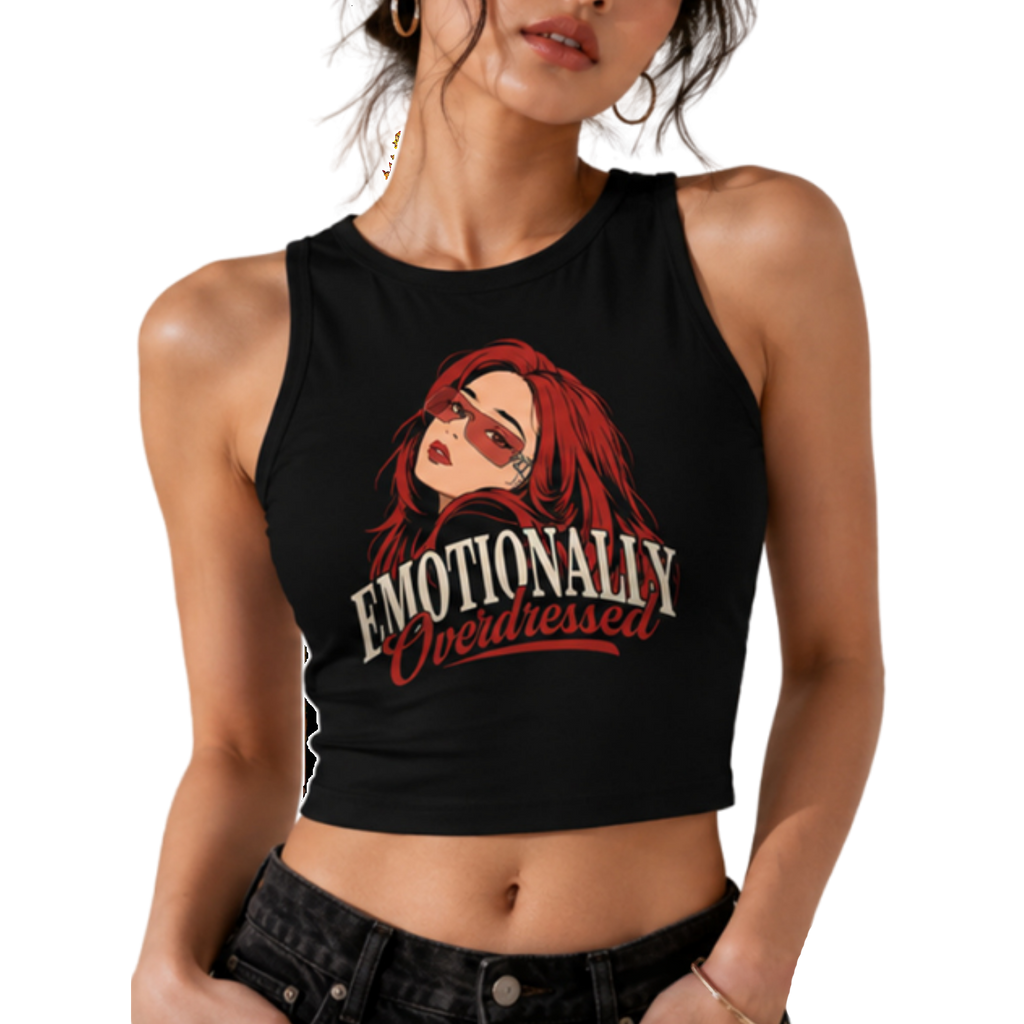 Emotionally Overdressed Crop Tank