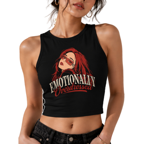 Emotionally Overdressed Crop Tank