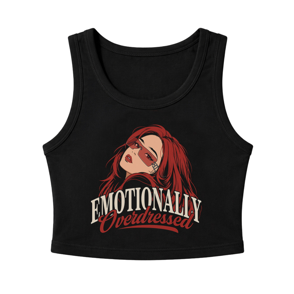 Emotionally Overdressed Crop Tank