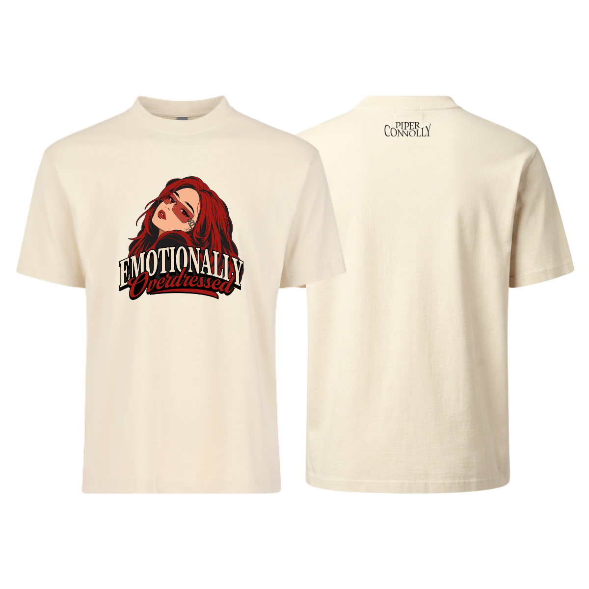 Emotionally Overdressed Tee (Bone)
