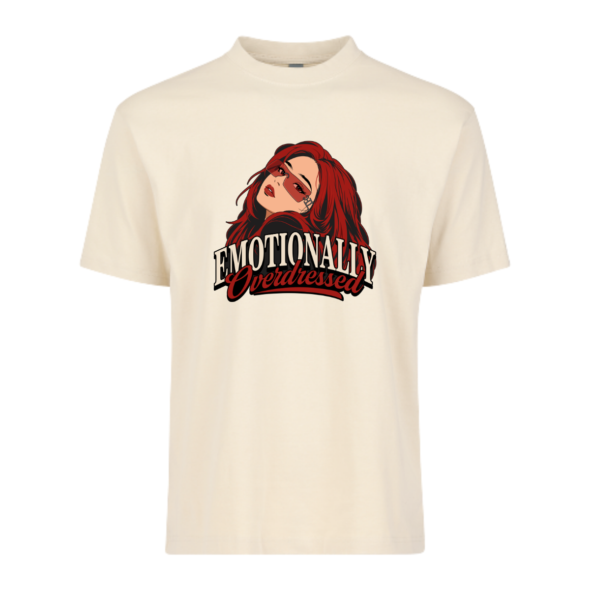 Emotionally Overdressed Tee (Bone)