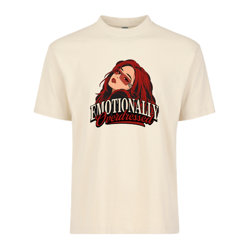 Emotionally Overdressed Tee (Bone)